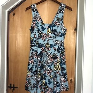 Size M Charlotte Russe floral blue dress